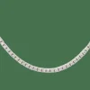 Collier Rivière Diamants Or Blanc
