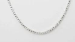Collier Rivière Diamants Or Blanc