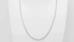 Collier Rivière Diamants Or Blanc