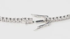 Collier Rivière Diamants Or Blanc