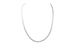 Collier rivière en or blanc et diamants