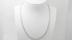 Collier rivière en or blanc et diamants