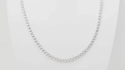 Collier rivière en or blanc et diamants