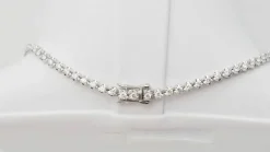 Collier rivière en or blanc et diamants