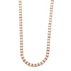 Collier rivière en or rose et diamants