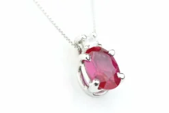 Collier Rubis Diamant