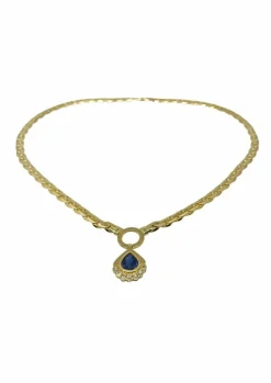 Collier Saphir Diamants