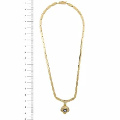Collier saphir et diamants