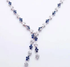 Collier Saphirs Diamants