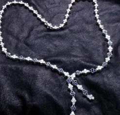 Collier Saphirs Diamants