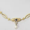 Collier Saphirs, Perles & Diamants