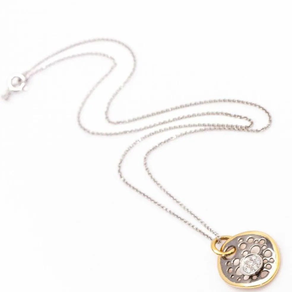 Collier SATELIT en Or Bicolore et Diamants