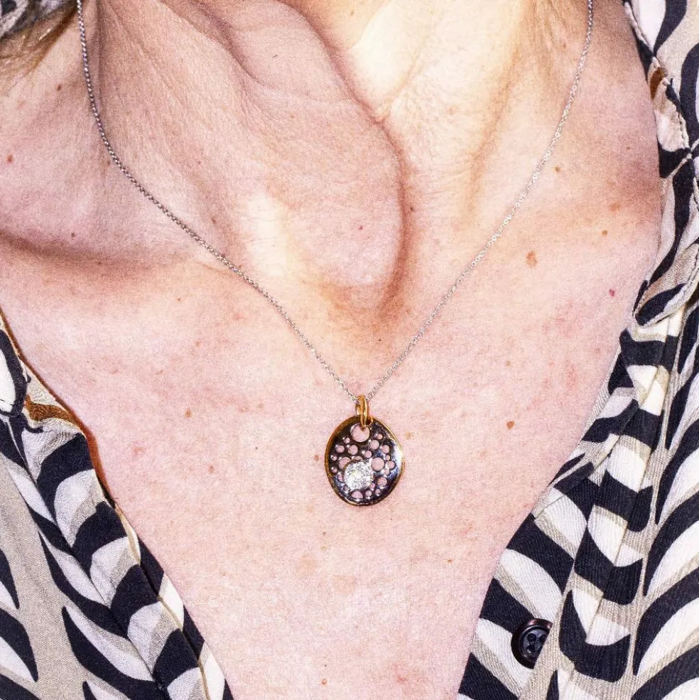 Collier SATELIT en Or Bicolore et Diamants