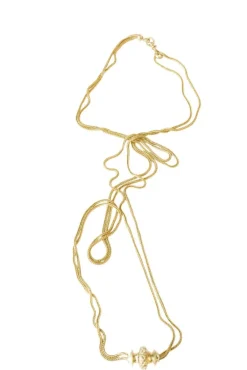 Collier sautoir Napoléon III, giletière avec coulant