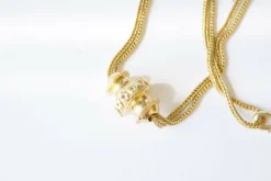 Collier sautoir Napoléon III, giletière avec coulant