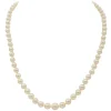 Collier Sautoir Or blanc Perle, Diamant