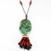 Collier Sautoir Or blanc Jade Corail Onyx