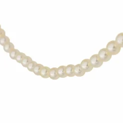 Collier Sautoir Or blanc Perle, Diamant