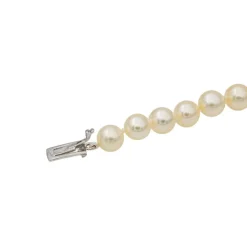 Collier Sautoir Or blanc Perle, Diamant