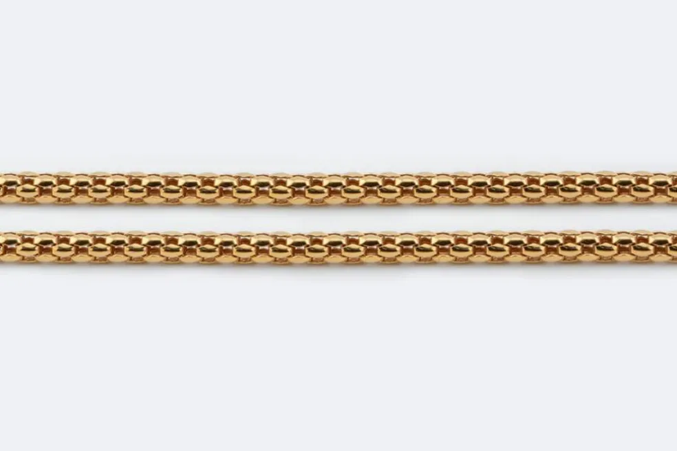 Collier serpent FOPE en or rose