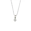 Collier solitaire diamant 0,59 ct
