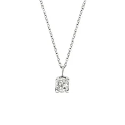Collier solitaire diamant 0,50 ct