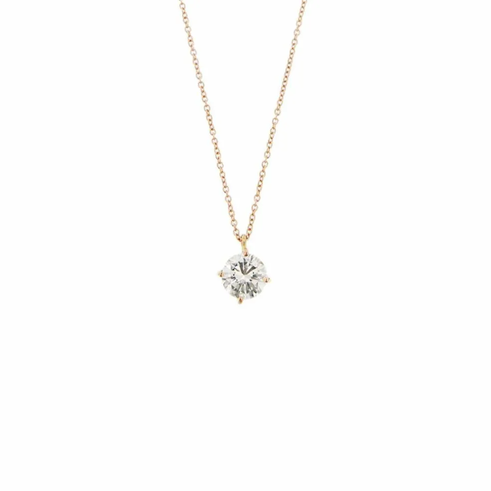 Collier Solitaire diamant 1,13 ct