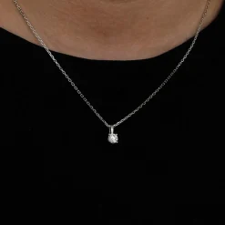 Collier Solitaire diamants