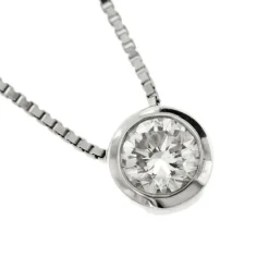 Collier solitaire diamant 0,50 ct