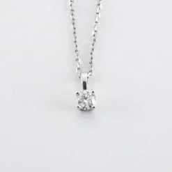Collier Solitaire diamants