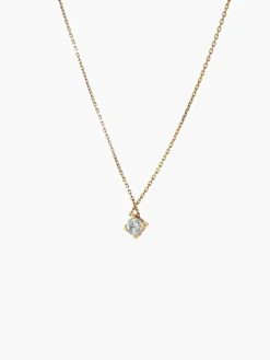 COLLIER SOLITAIRE DIAMANT /OR JAUNE