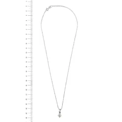 Collier solitaire diamant 0,59 ct