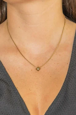 Collier Solitaire Or jaune Diamant