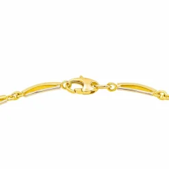 Collier Solitaire Or jaune, Or blanc Diamant