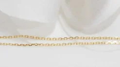 Collier solitaire or jaune topaze bleue