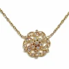 Collier Stone Paris en or rose et diamants