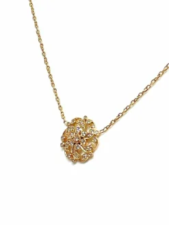 Collier Stone Paris en or rose et diamants
