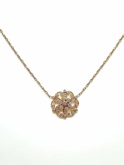 Collier Stone Paris en or rose et diamants