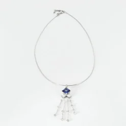 Collier Tanzanites et Diamants