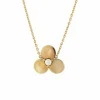 COLLIER "TENDRE PENSEE" OR & AGATE