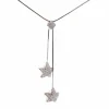 Collier étoiles Diamants Or blanc