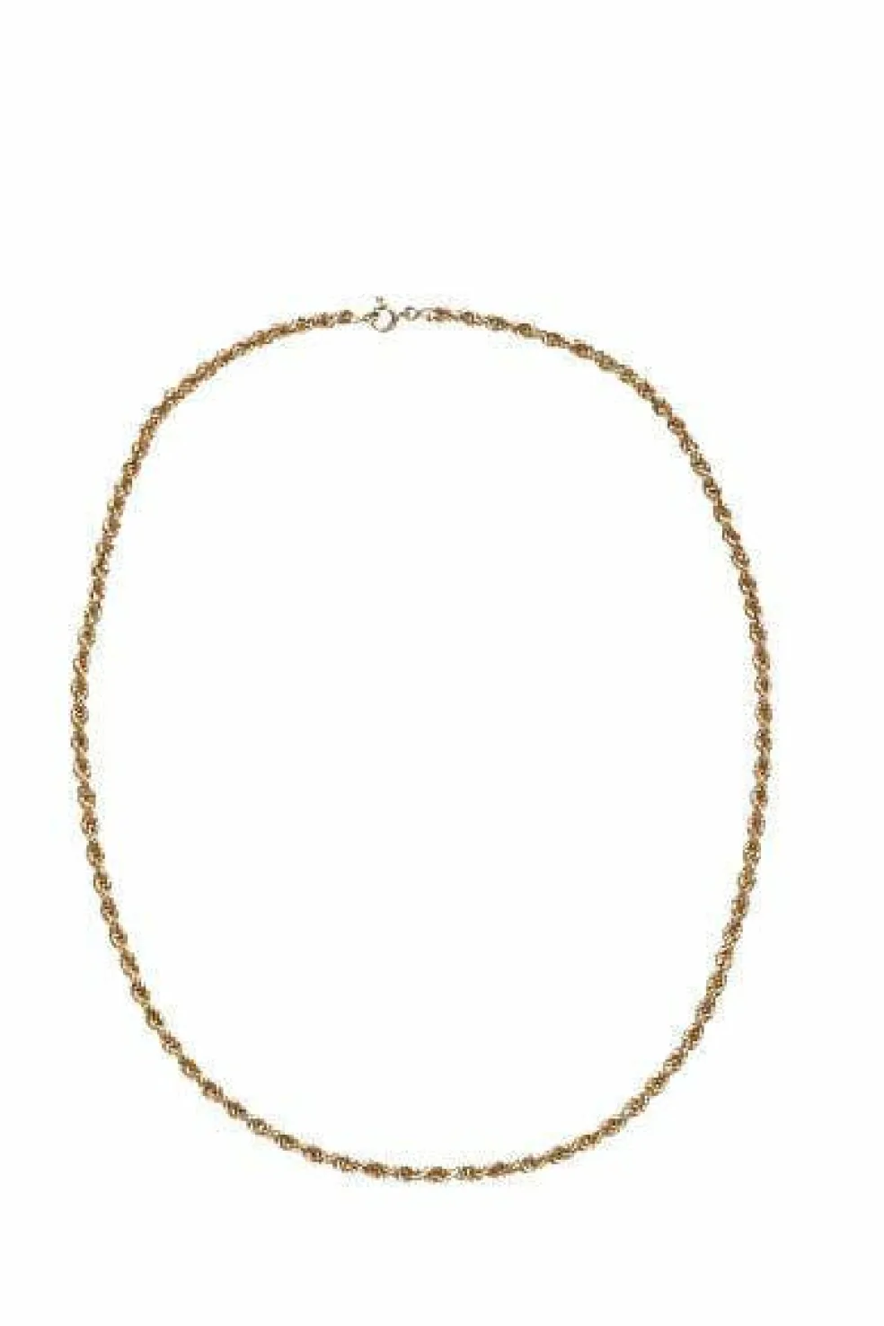 Collier torsadé en or