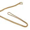 Collier torsadé or jaune