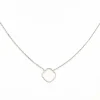 Collier Transparence Or blanc