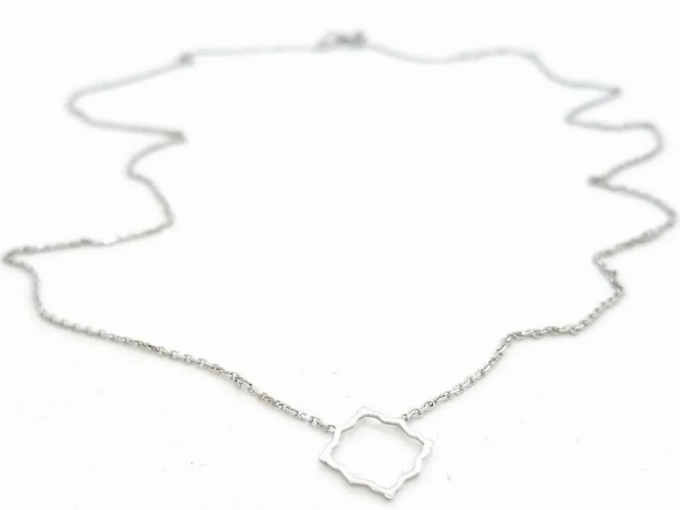 Collier Transparence Or blanc