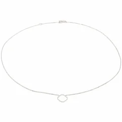 Collier Transparence Or blanc