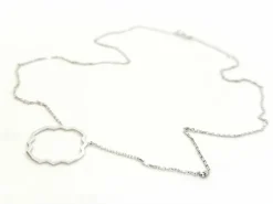 Collier Transparence Or blanc