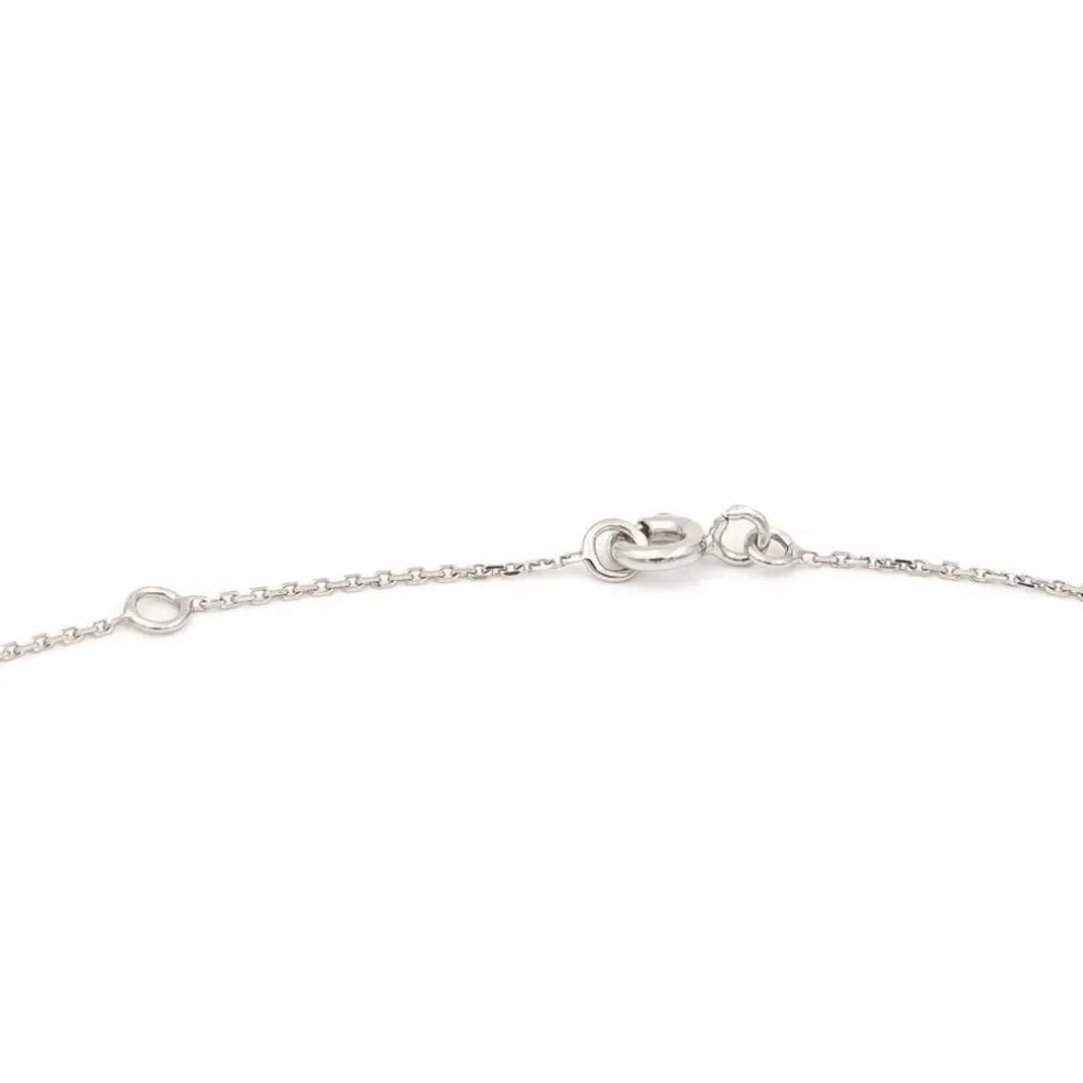 Collier Transparence Or blanc