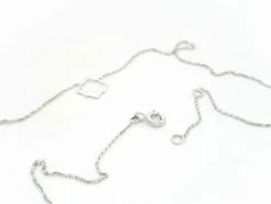 Collier Transparence Or blanc