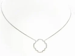 Collier Transparence Or blanc